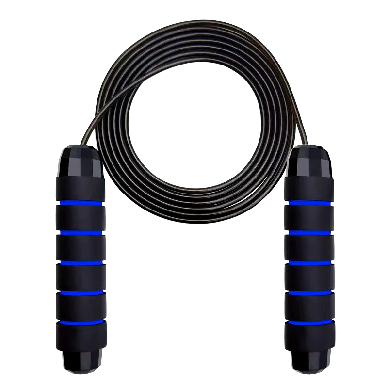 Adjustable Tangle-Free Speed Jump Rope with Ball Bearings and Foam Handles for Home Fitness and Body Slimming Workouts