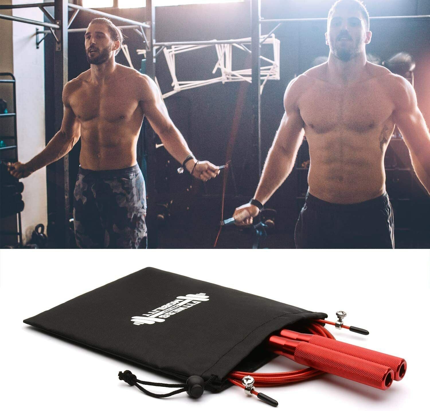 Adjustable Sports Skipping Rope Adult Boxing Fitness Cardio Speed Jump Exercise