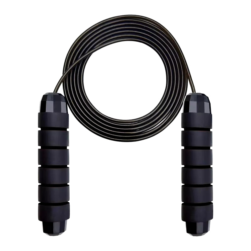 Adjustable Tangle-Free Speed Jump Rope with Ball Bearings and Foam Handles for Home Fitness and Body Slimming Workouts