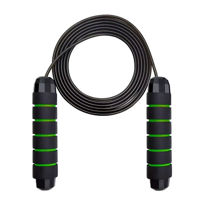 Adjustable Tangle-Free Speed Jump Rope with Ball Bearings and Foam Handles for Home Fitness and Body Slimming Workouts
